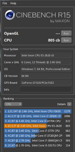 Cinebench R15