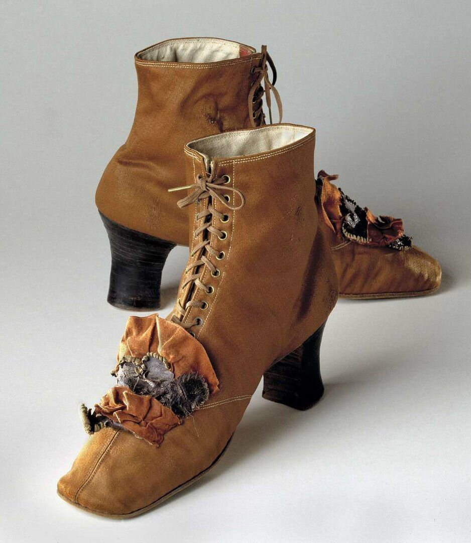 Обувь викторианской эпохи 19 век