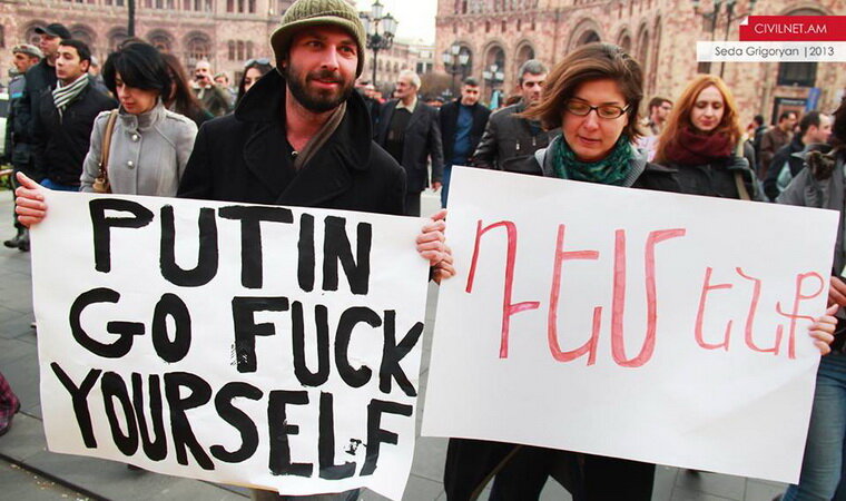 Армения просит Россию и Путина о помощи, но недавно говорили "Русские  оккупанты вон из Армении" и "Нет путинизму" | Inside | Дзен