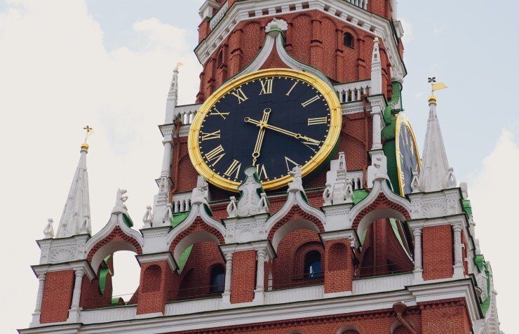 Спасская башня Московского кремля