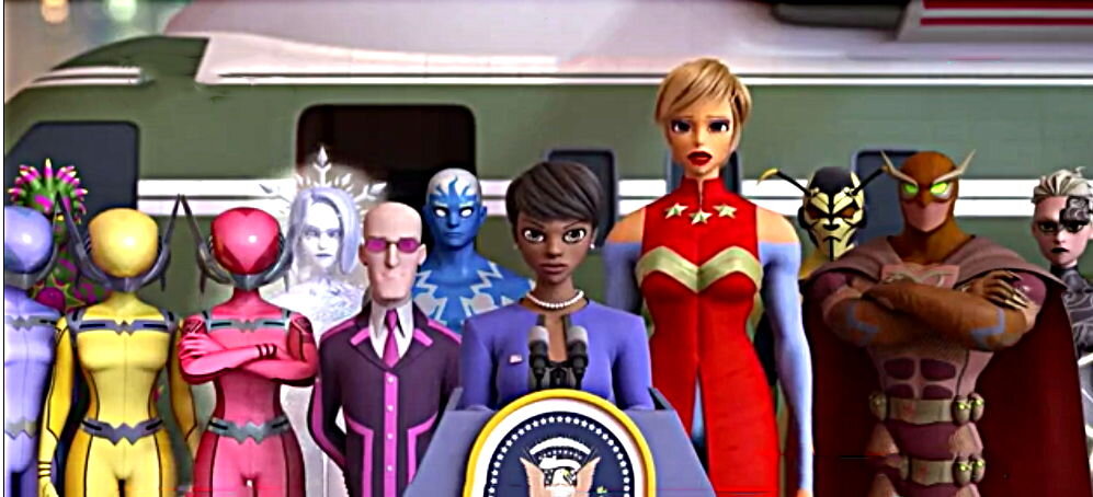 На картинке есть все взрослые члены команды. Вместе с Долиной и Воробьём получается 15 человек.