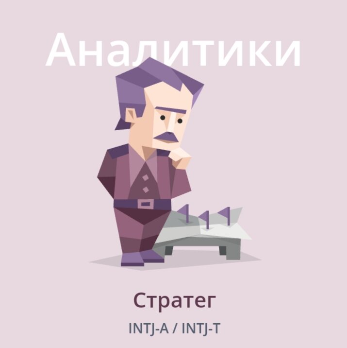 Стратеги-богатые воображением,стратегические мыслители,с планом на любой случай жизни