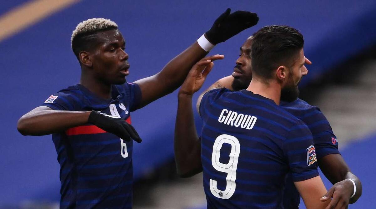 Франция сравнивает счет. 1-1.