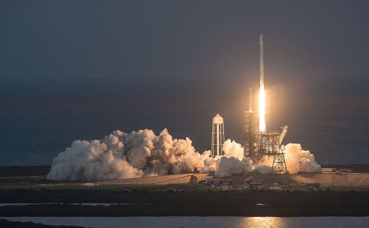 Falcon 9. Фото:SpaceX / Zuma / Global Look Press.