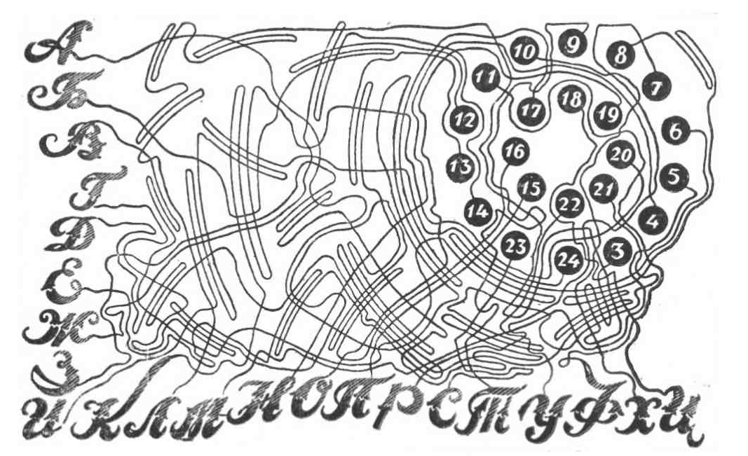 Книга с зашифрованными картинками