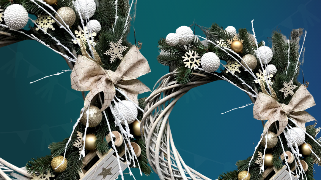 Мастер-класс от "Микрос": Венок из виноградной лозы своими руками | Новый год