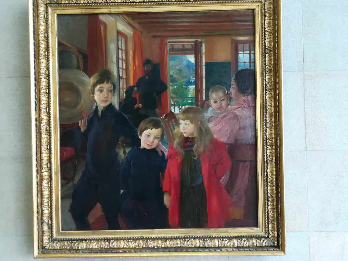 как будто дети Зинаиды Серебряковой встали из-за стола