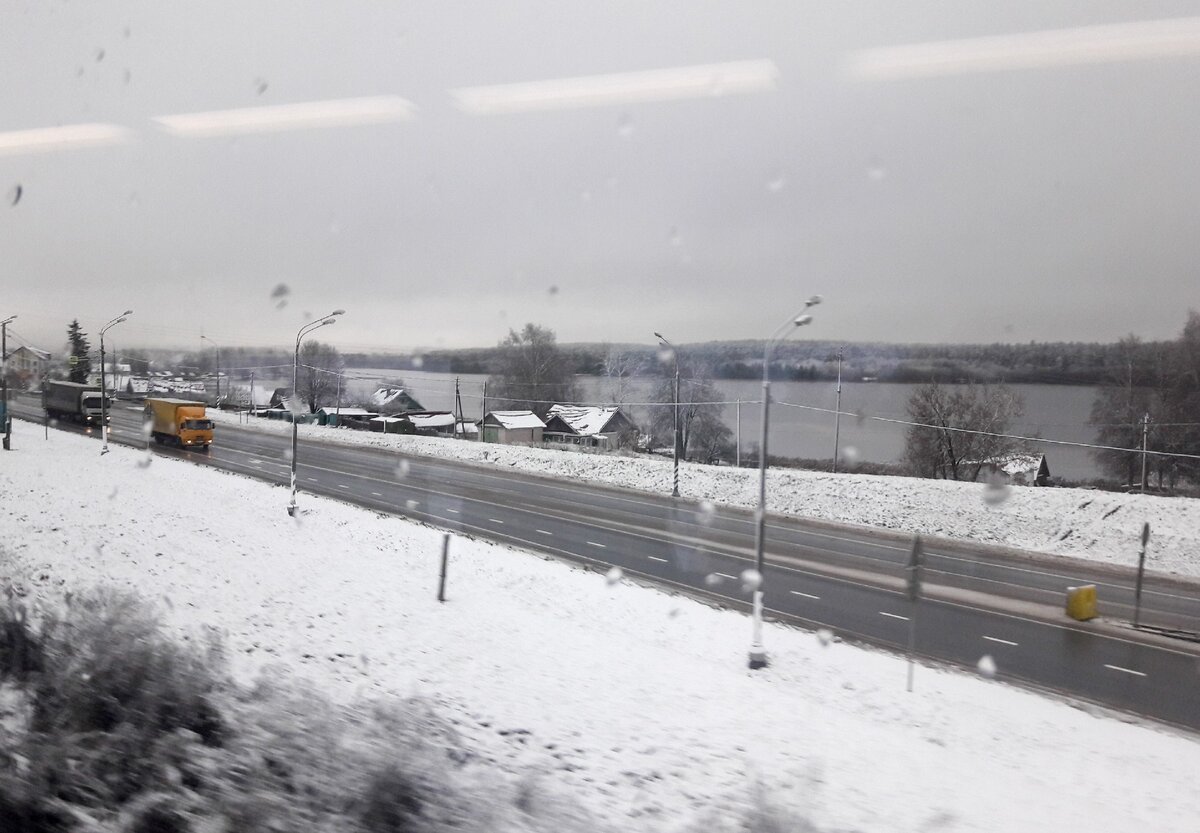 Трасса М-10. Едрово. Озеро Едрово