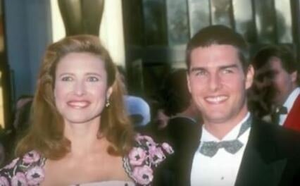 Том Круз с первой женой Мими Роджерс