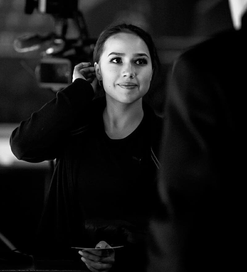 Алина Загитова на юбилее Алексея Николаевича Мишина. Чудесное фото Марии Новинской.