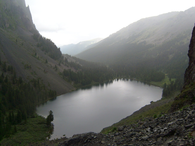 Озеро Уймень летом.