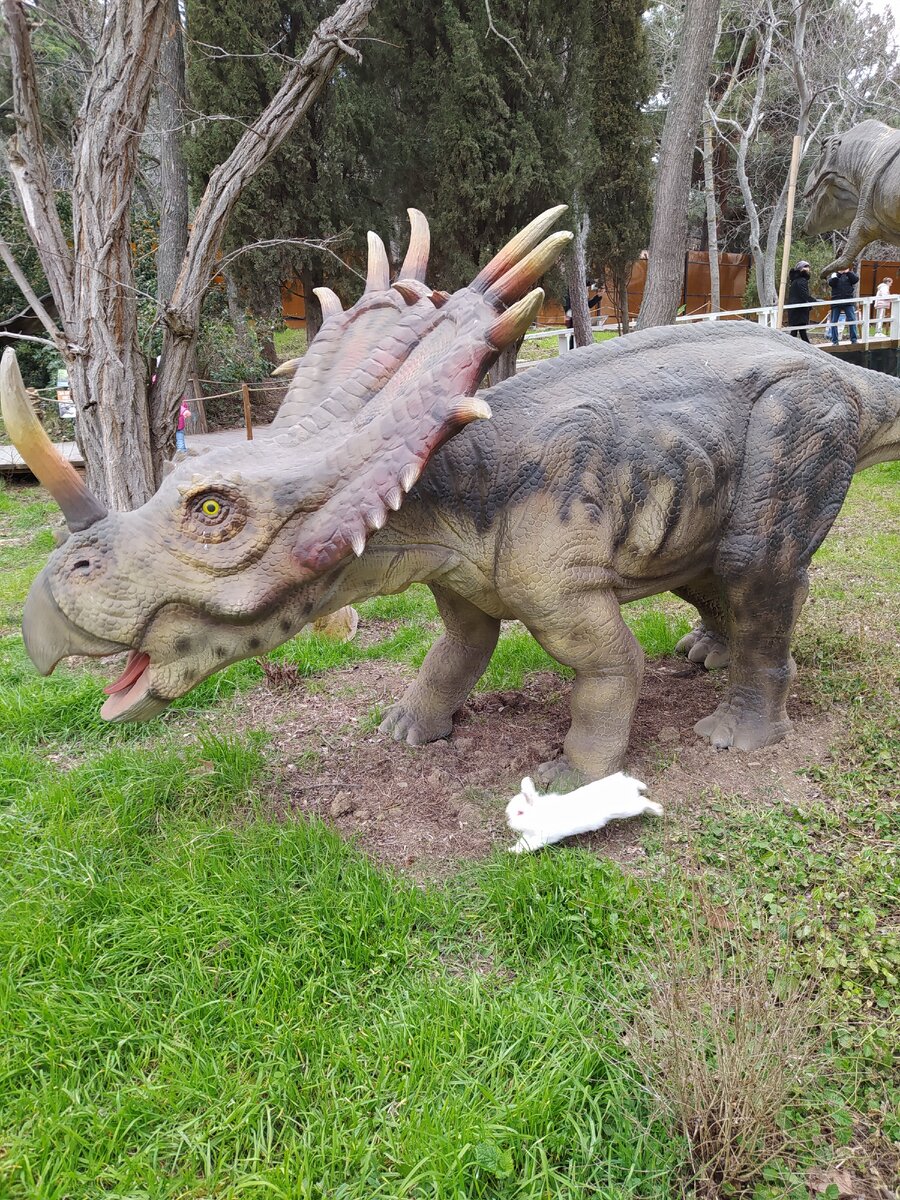 Трицератопс и кролик