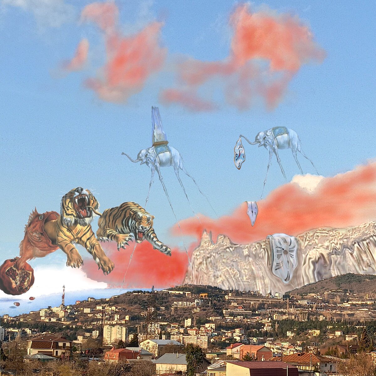 Ах эти котики!Любил бы вас, если бы весной не ссали мне на двери.
Смотрю на вас, какие же вы звери!
Одни инстинкты...
И нихера не воспринимаете ни какого договора,
Ни уговоры, ни взятки кормом, ни пугающие оры,
Пришли, нассали и ушли!
Оставив на двери свой абстракционный след, как Сальвадор Дали.


ПС
Как хорошо, что люди тигров не поприручали
И хорошо ещё, чтобы слоны по небу не ходили и коровы не летали ))
Очередной стих из моей серии #редкиерифмы
На пикче сегодняшний утренний #видизмоегоокна  на Ай-Петри взглядом Сальвадора Дали ))