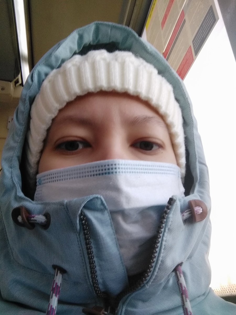 Еду в автобусе из ЖК