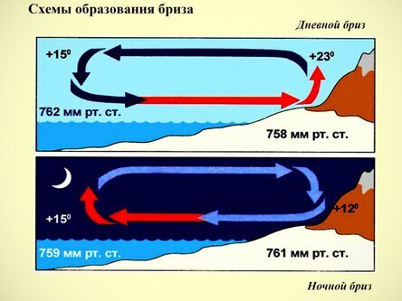 Ветер: условия образования у Земли и на высотах