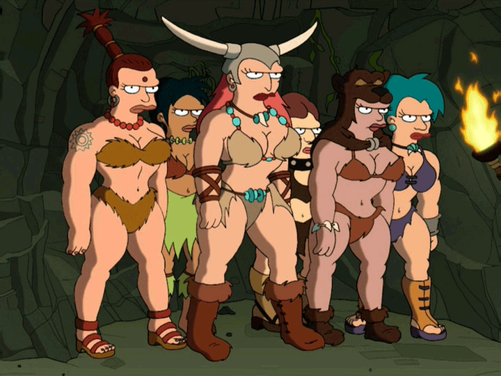 Сцена из м/ф "Футурама"