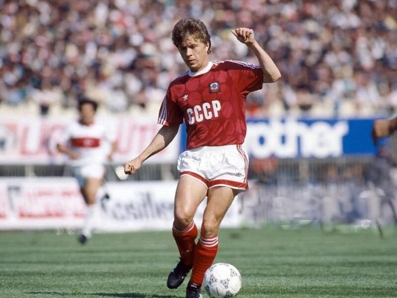 Александр Заваров в сборной СССР по футболу. Фото: dynamo.kiev.ua