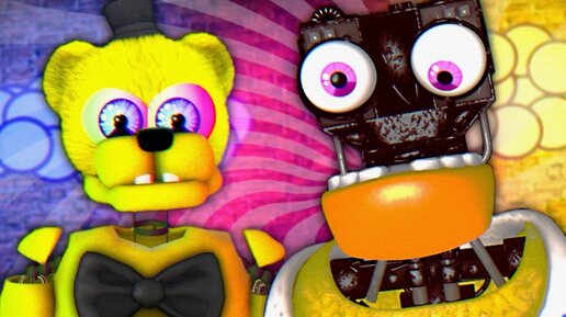 Fnaf Упоротые Аниматроники Вернулись !!! Пять Ночей на Унитазе и Чика без Лица из Фнаф !!!