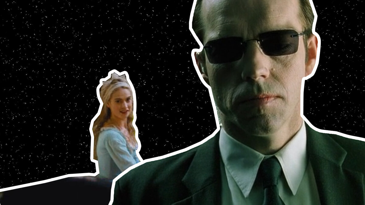 Кадры из фильмов «Золушка», «Матрица»