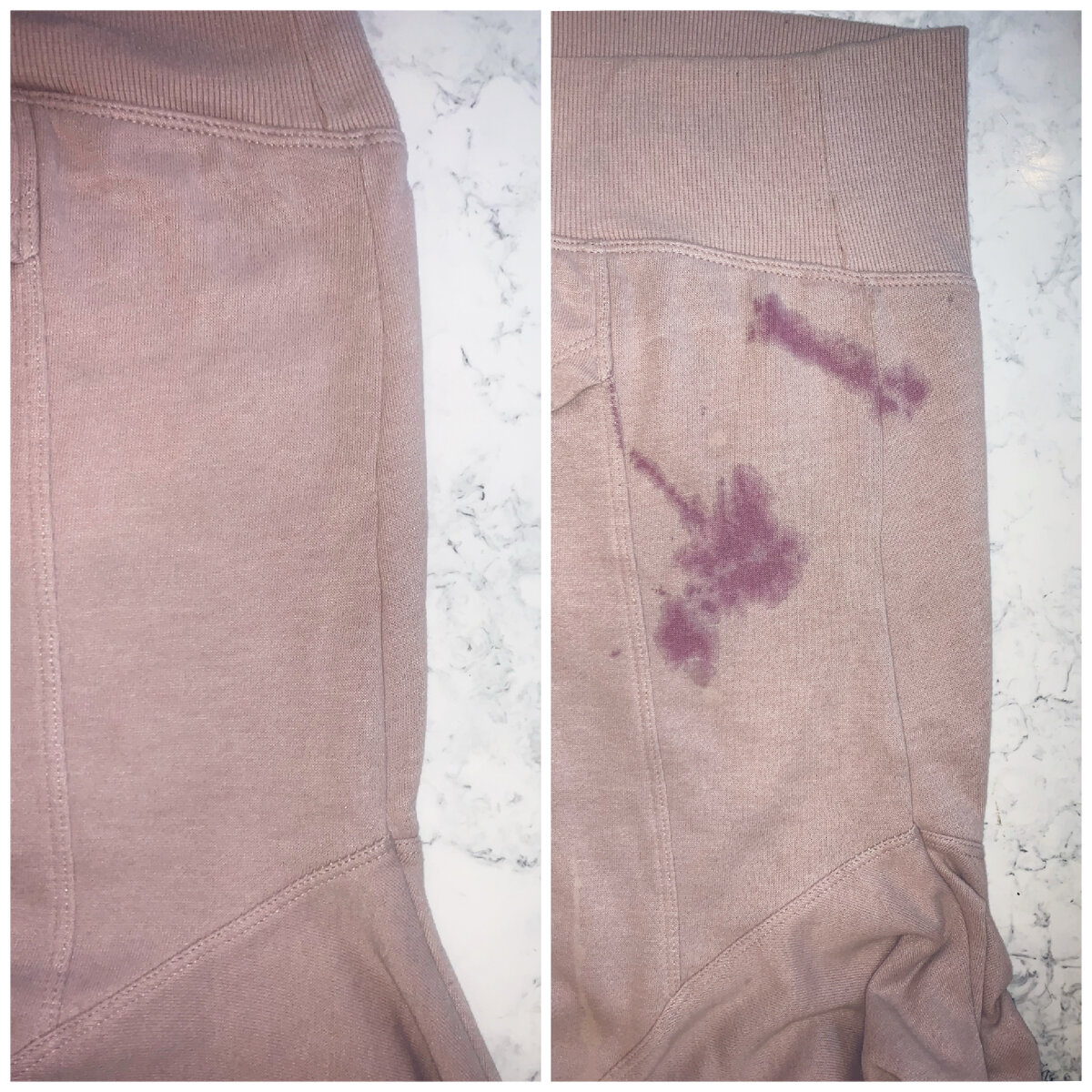 Пятно от вина вывела мылом, несколько раз замачивала