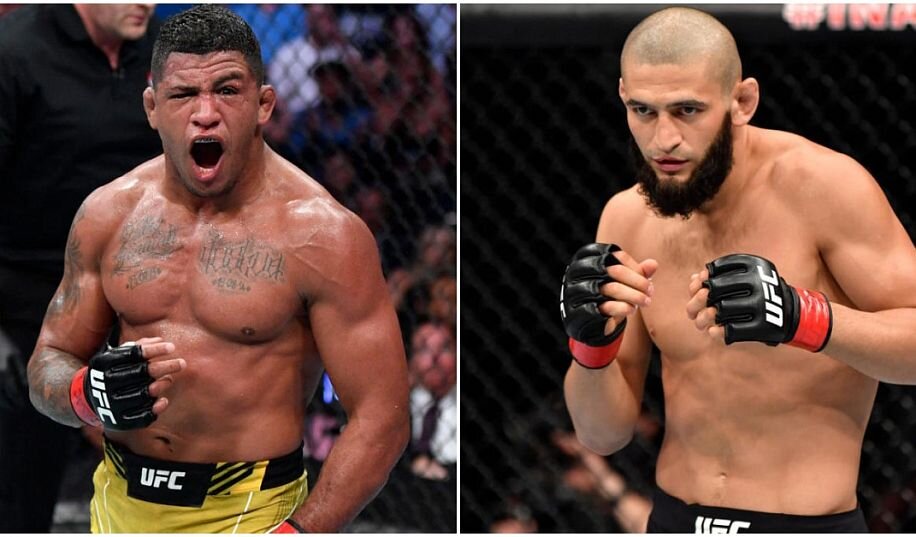 Бернс и Чимаев / Фото - Twitter 