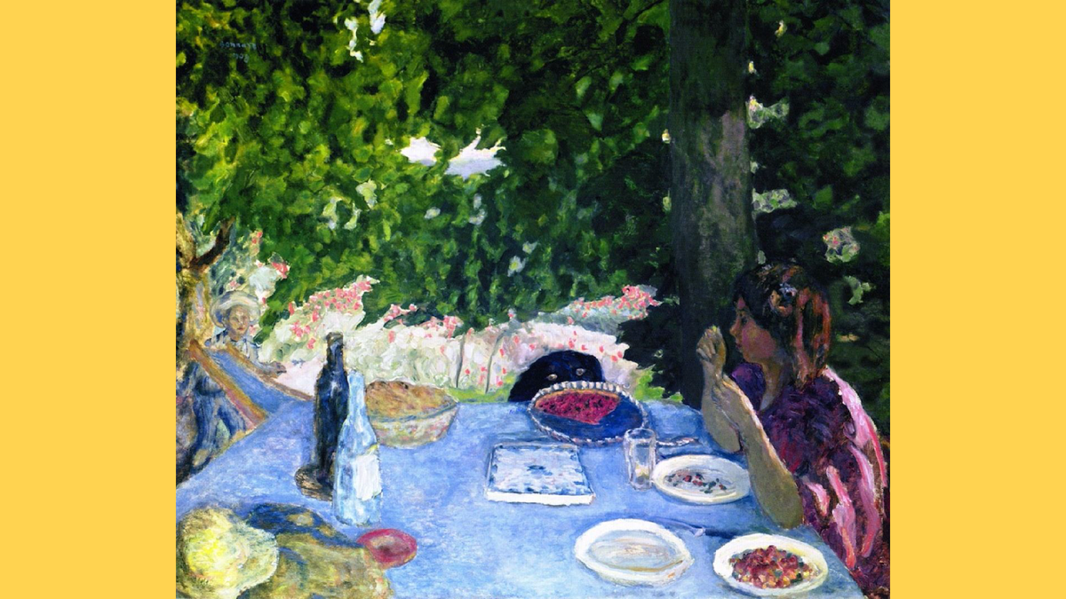 Пьер Боннар. Вишнёвый пирог. 1908. Частное собрание