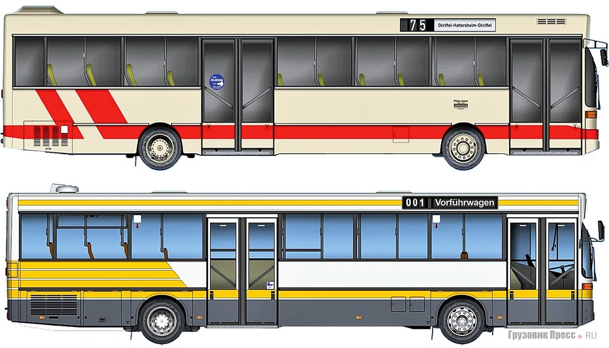 Стандартный автобус второго поколения (VöV-Standart Bus II) Часть II |  Troll&Bus | Дзен