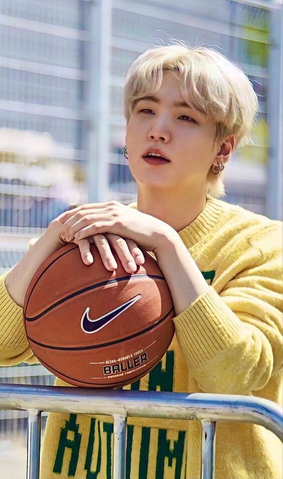 BTS. Suga as a basketball player