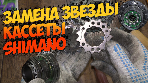 Замена отдельной звезды кассеты Shimano. Обслуживание задней втулки, устранение люфта барабана.