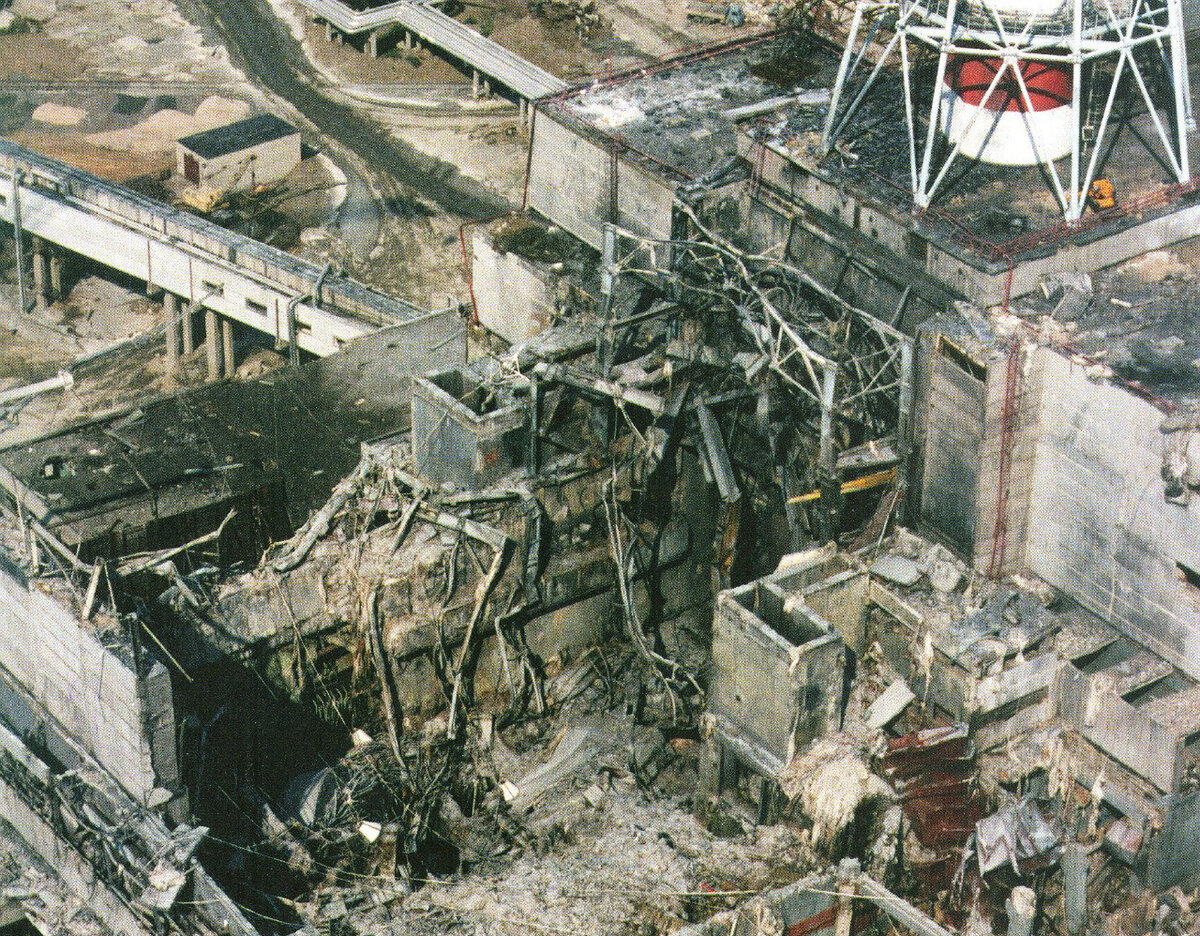 4 Энергоблок ЧАЭС 1986