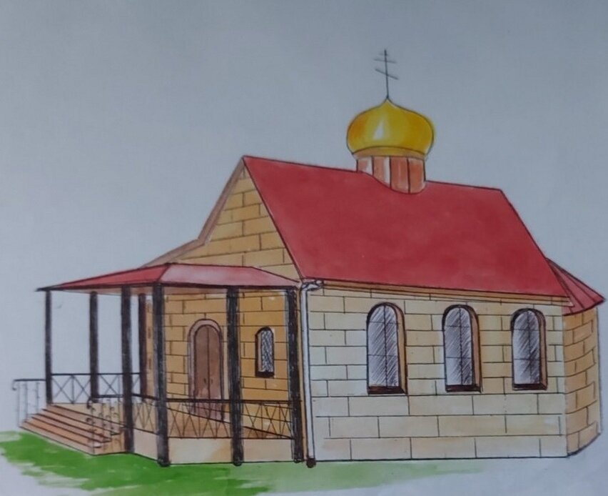 Макет храма.