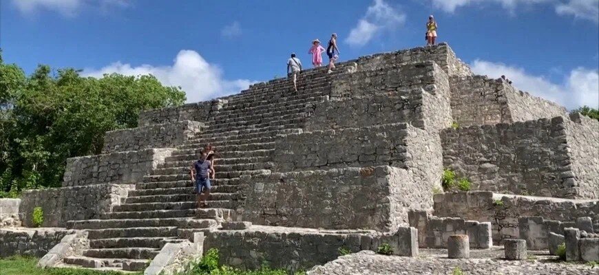 Жилище правителей майя восстанавливают в Мексике ntdtv.ru