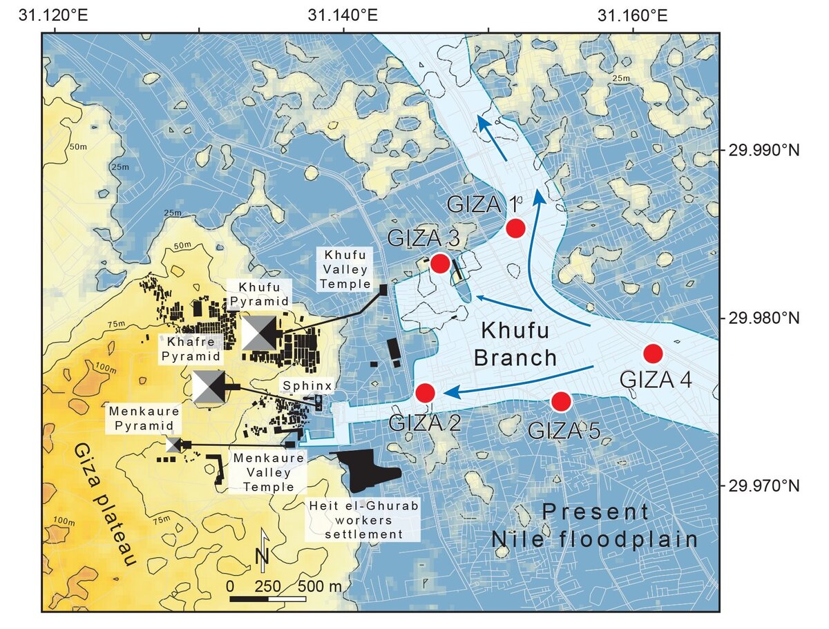    Хуфу, ныне несуществующий рукав НилаDOI: 10.1073/pnas.2202530119