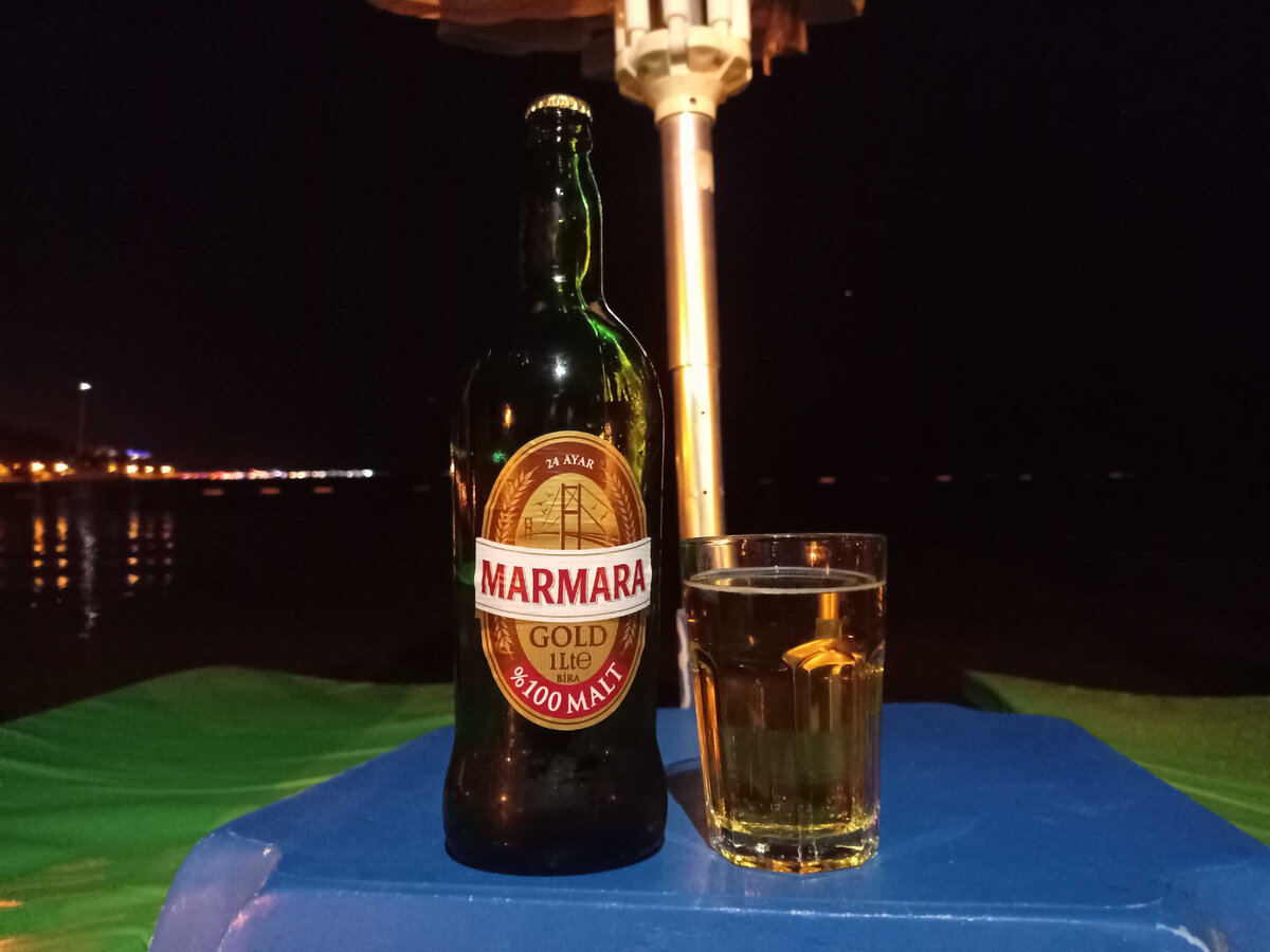 Marmara Gold на вечернем пляже. Фото автора