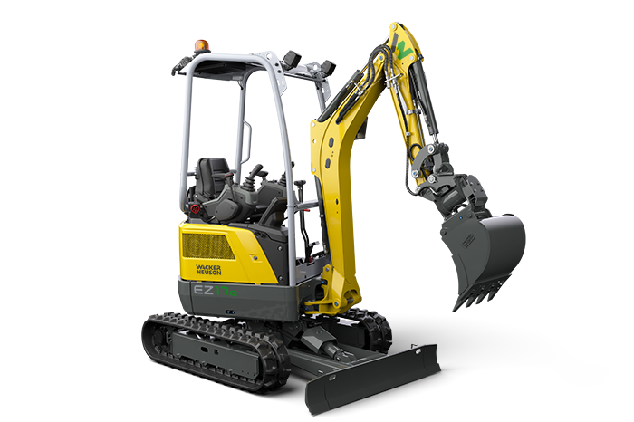 Новый электрический мини-экскаватор  EZ17e 