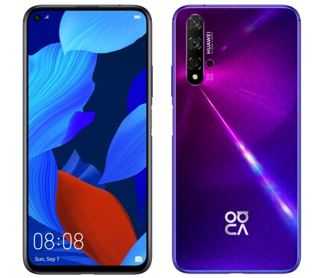 Диагональ экрана: 6,26 дюйма Разрешение экрана: 2340×1080
Вес: 174 г
Количество SIM-карт: 2
Процессор: HiSilicon Kirin 980
Объем памяти: 128 Гб
Объем ОЗУ: 8 Гб
Емкость аккумулятора: 3750 мАч
Тыловая камера: четыре модуля 48/16/2/2 МП
Фронтальная камера: 32 МП
Поддержка карт памяти: нет