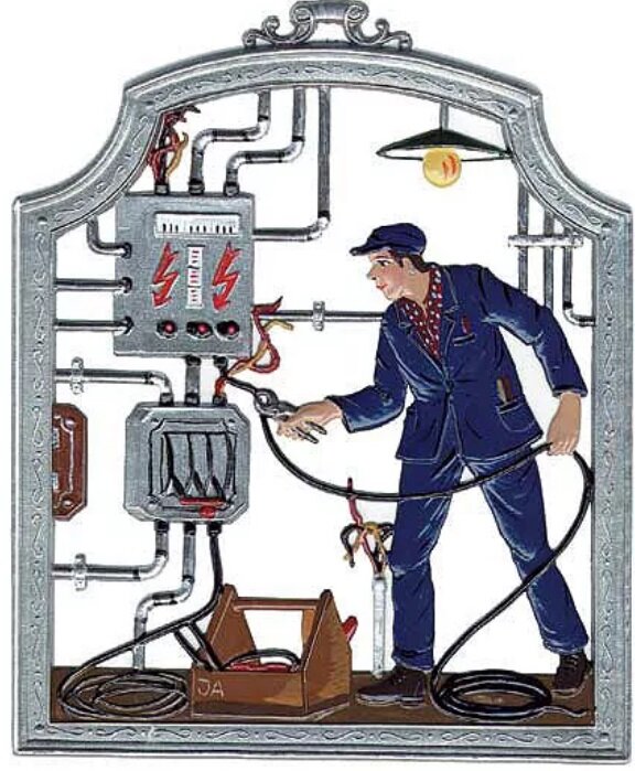 Электрик картинка для детей профессии