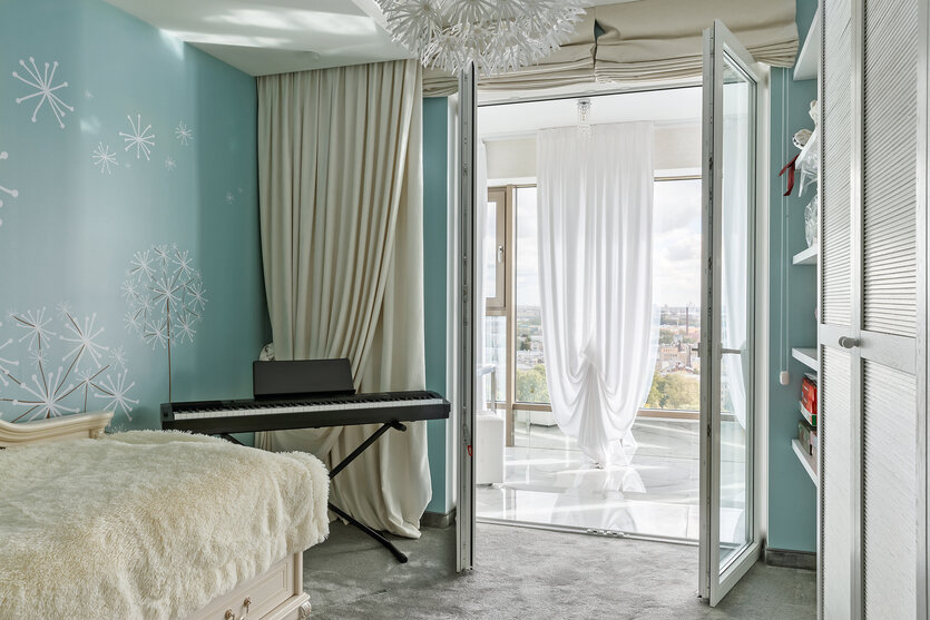 Фрагмент детской комнаты. Автор проекта: Анна Беляевская. Дизайнер: Наталья Сморгонская. Фото: Иван Сорокин.