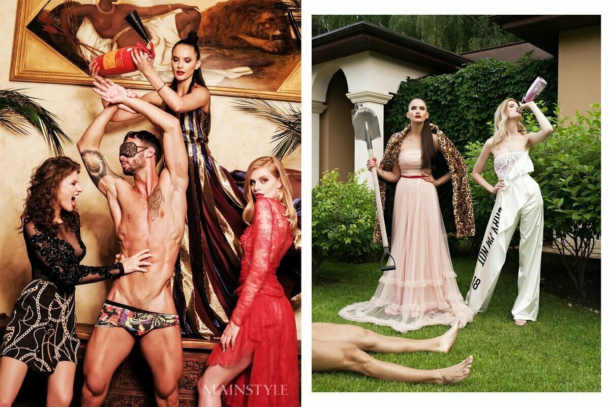  Ссылка с переходом на Yandex Zen канал "Mainstyle Мода" → Скандальная фотоссесия "Very bad girls - Очень плохие девчонки" Марата Мухонкина для MAINSTYLE 