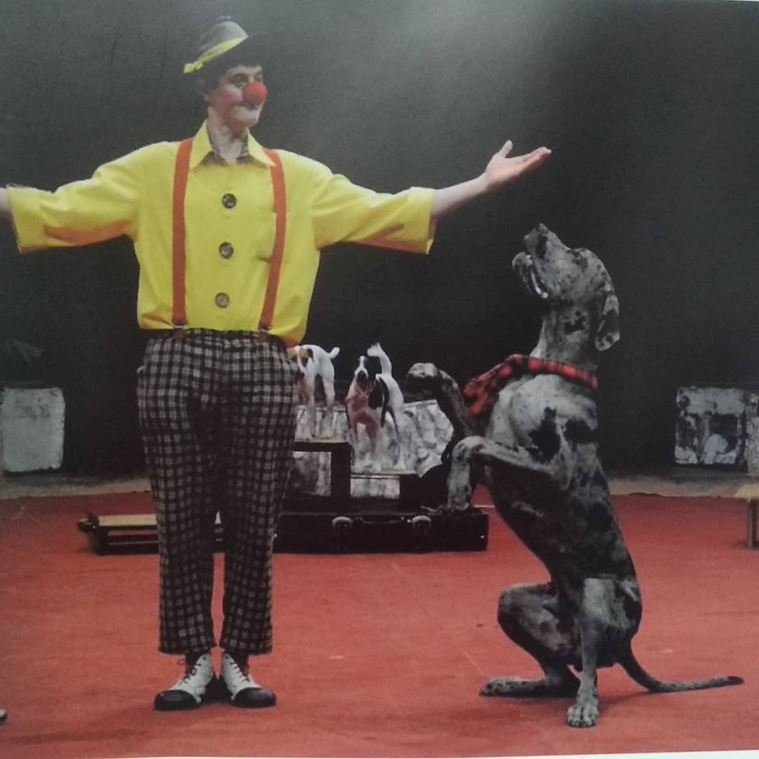 Юлий Якубовский на арене Московского цирка на Цветном бульваре (фото из архива Ю. Якубовского)