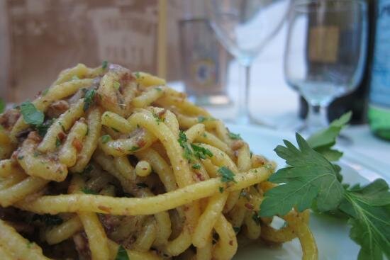 Венецианские bigoli con le sarde