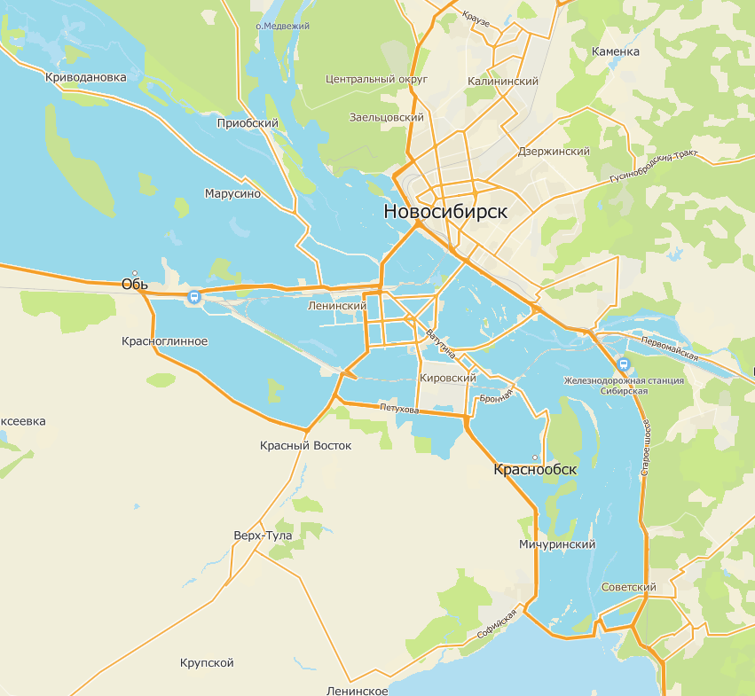 ГЭС Новосибирска карта. Карта Новосибирска до строительства ГЭС. Новосибирск на карте. Подробная карта Новосибирска.