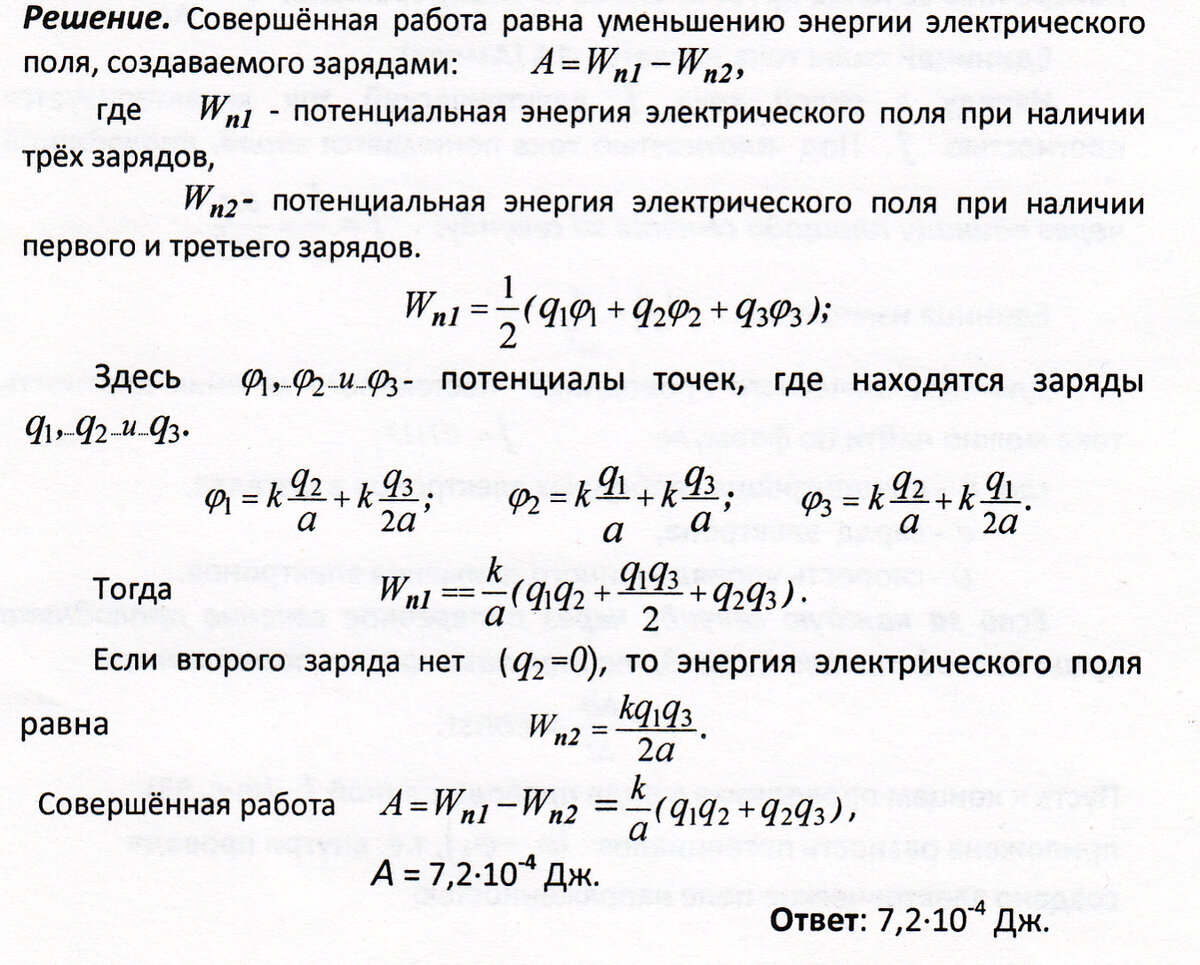 Одинаковые заряды