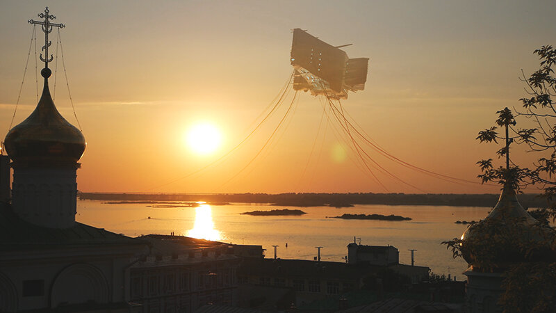 Парящий в небе бункер из Half -Life. Alyx