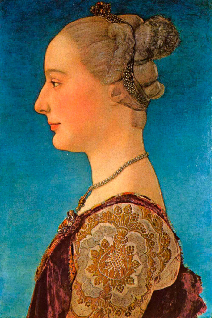 Антонио Поллайоло "Портрет дамы", 1475 год