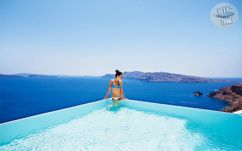 В ноябре на Санторини сухо и достаточно тепло