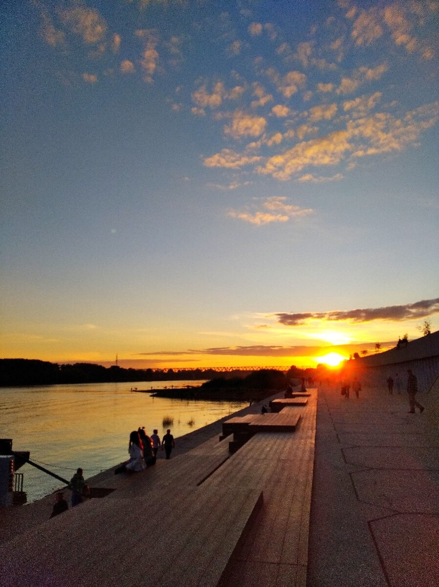 Фото автора. Набережная реки Белой, Уфа