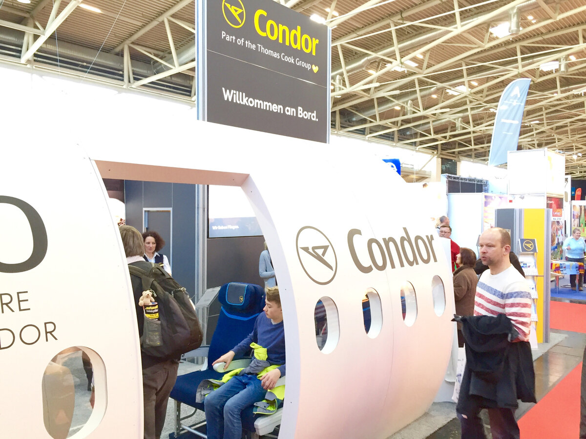 Туристическая выставка в Мюнхене. К вашим услугам все виды транспорта. Фото автора блога