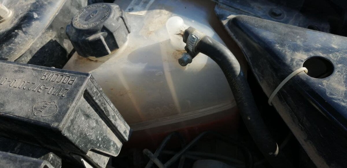 Антифриз на минимуме, но допустимо