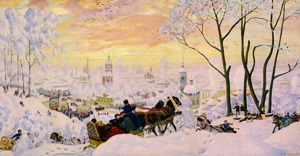 Борис Кустодиев «Масленица», 1916 © ГРМ